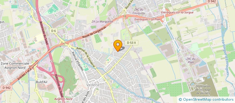 localisation de l'entreprise LOSA  VEDENE