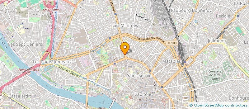 localisation de l'entreprise LOSA BERTRAND ET GRAND LESLIE à TOULOUSE