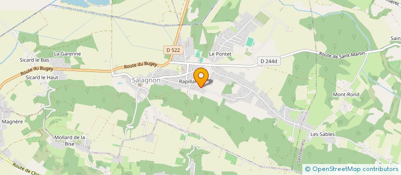 localisation de l'entreprise LOSA IMMOBILIER  SALAGNON