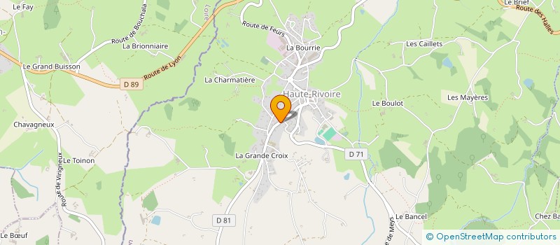 localisation de l'entreprise LOSA INVEST  HAUTE-RIVOIRE