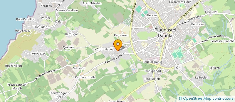 localisation de l'entreprise LOSACA  PLOUGASTEL-DAOULAS