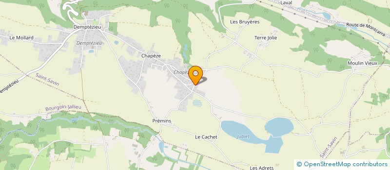 localisation de l'entreprise LOSANDY à SAINT-SAVIN