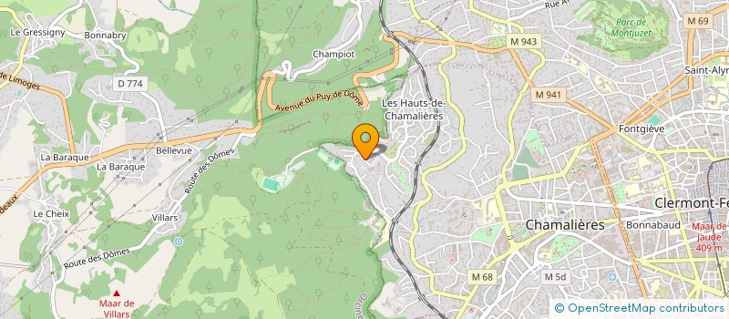 localisation de l'entreprise LOSANGE  CHAMALIERES