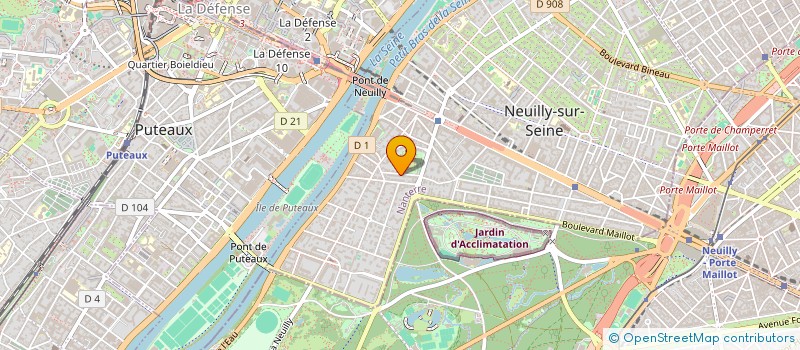 localisation de l'entreprise LOSANGE à NEUILLY-SUR-SEINE