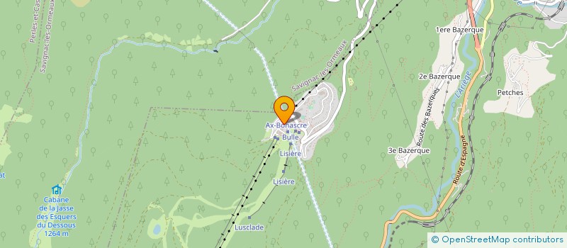 localisation de l'entreprise LOSANGE CYBER WEB à AX-LES-THERMES