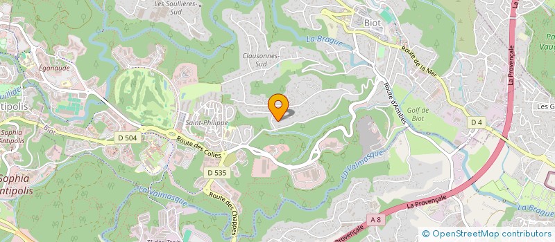 localisation de l'entreprise LOSANGE PATRIMOINE  BIOT