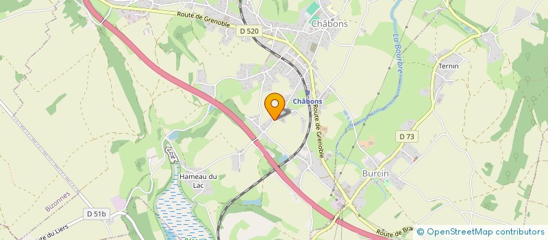 localisation de l'entreprise LOSANGE T.P  CHABONS