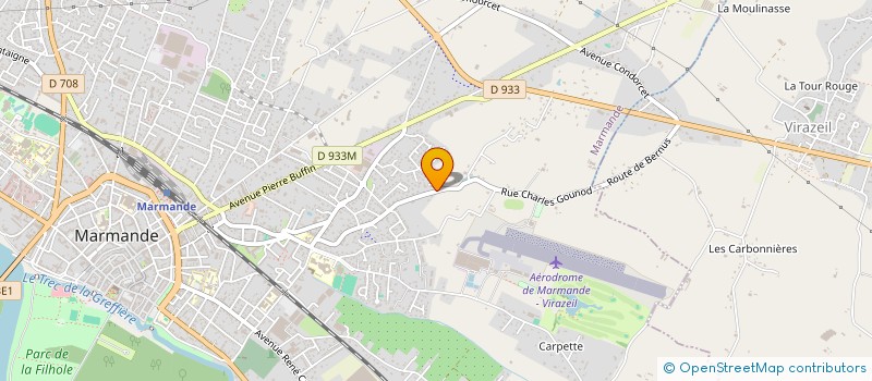 localisation de l'entreprise LOSANJE  MARMANDE