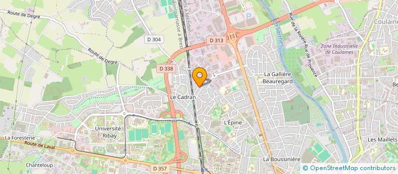 localisation de l'entreprise LOSAX  LE MANS