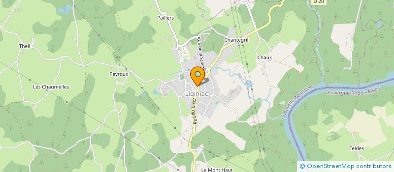 localisation de l'entreprise LOSCAMINOS  LIGINIAC