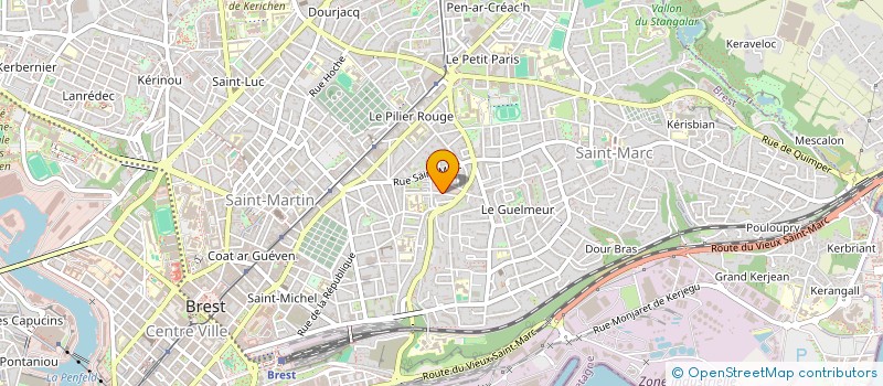 localisation de l'entreprise LOSCOAT  BREST