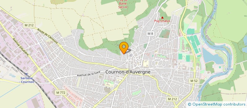 localisation de l'entreprise LOSDAS  COURNON-D'AUVERGNE