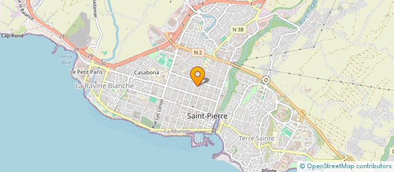 localisation de l'entreprise LOSHANA à SAINT-PIERRE