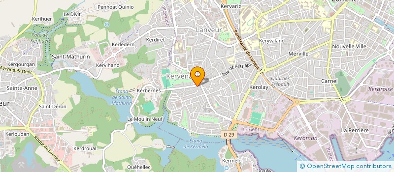 localisation de l'entreprise LOSIDIS à LORIENT