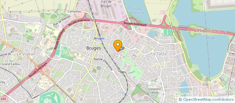 localisation de l'entreprise LOSIMETI - L'ATELIER DE CUISINE SOCIAL ET SOLIDAIRE  BRUGES