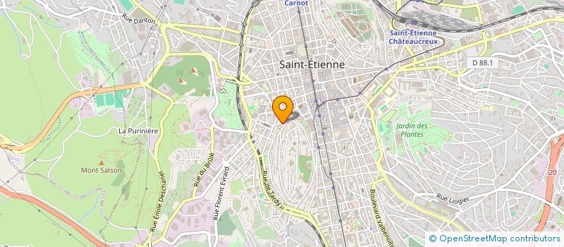 localisation de l'entreprise LOSIRS ACTIVITES CASINO à SAINT-ETIENNE