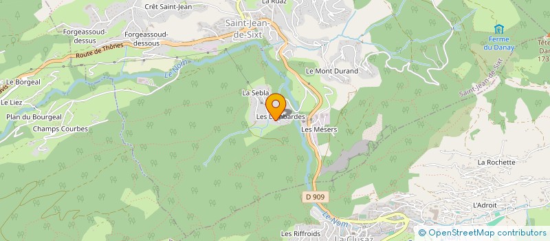 localisation de l'entreprise LOSPIED DISTRIBUTION à SAINT-JEAN-DE-SIXT