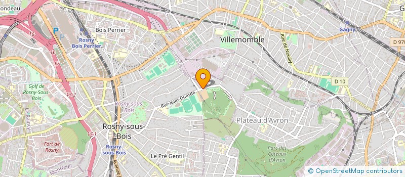 localisation de l'entreprise LOSSA LOCATION à ROSNY-SOUS-BOIS