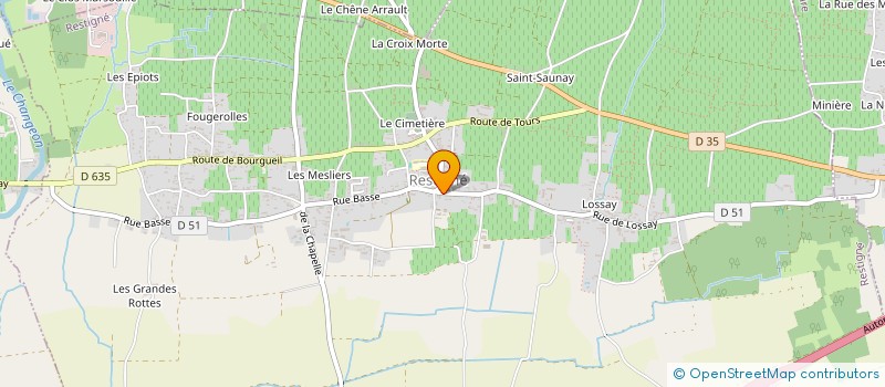 localisation de l'entreprise LOSSAY  CHEDIGNY