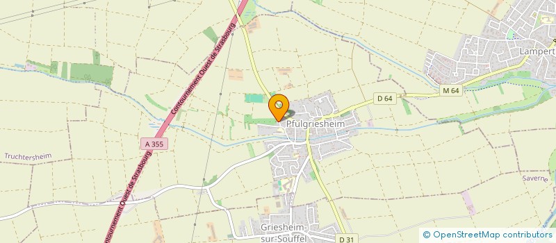 localisation de l'entreprise LOSSEL S.N.C. TRAVAUX AGRICOLES  PFULGRIESHEIM