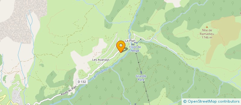 localisation de l'entreprise LOSSERAND / COLLOMB PATTON  LA GIETTAZ