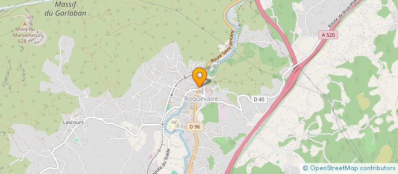 localisation de l'entreprise LOSSOUARN ET MAUCLER  ROQUEVAIRE