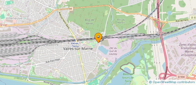 localisation de l'entreprise LOST FILMS  VAIRES-SUR-MARNE