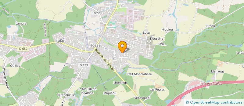 localisation de l'entreprise LOST SURF SCHOOL  TOSSE