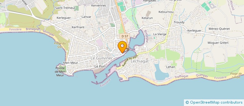 localisation de l'entreprise LOSTENDRO  GUILVINEC