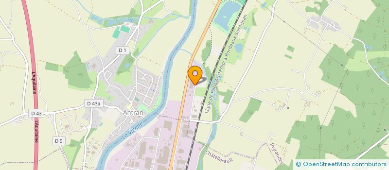 localisation de l'entreprise LOSTIS DECHETS DANGEREUX  INGRANDES