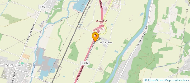 localisation de l'entreprise LOSTONE  MURET