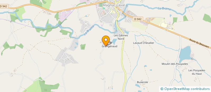 localisation de l'entreprise LOSYER  MAGNAC-LAVAL