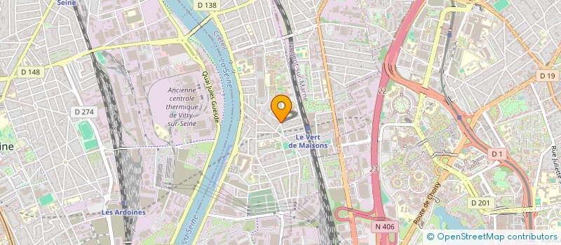 localisation de l'entreprise LOT 1D21 à ALFORTVILLE