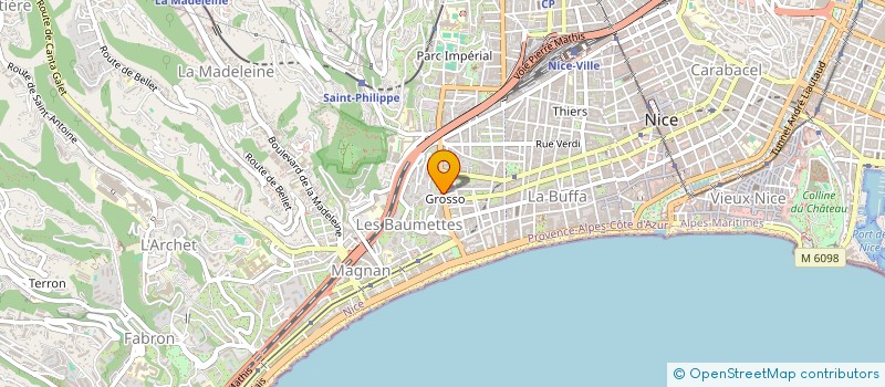 localisation de l'entreprise LOT BAT  NICE