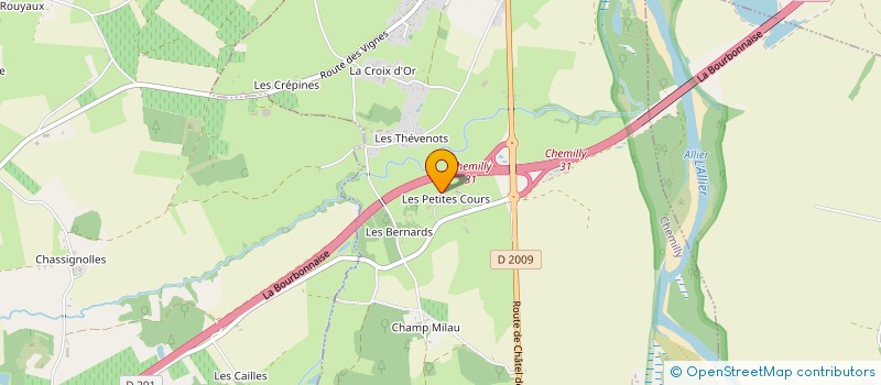 localisation de l'entreprise LOT BERNADETTE ET VILLE ANDRE  NOYANT-D ALLIER