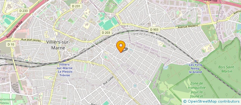 localisation de l'entreprise LOT DE MIEL  VILLIERS-SUR-MARNE