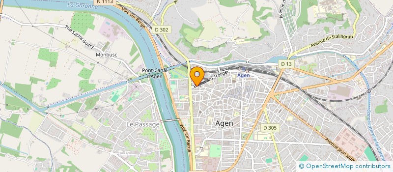 localisation de l'entreprise LOT ET GARONNE DEVELOPPEMENT  AGEN