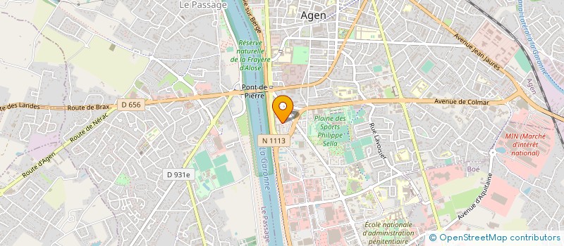 localisation de l'entreprise LOT-ET-GARONNE NUMERIQUE à AGEN
