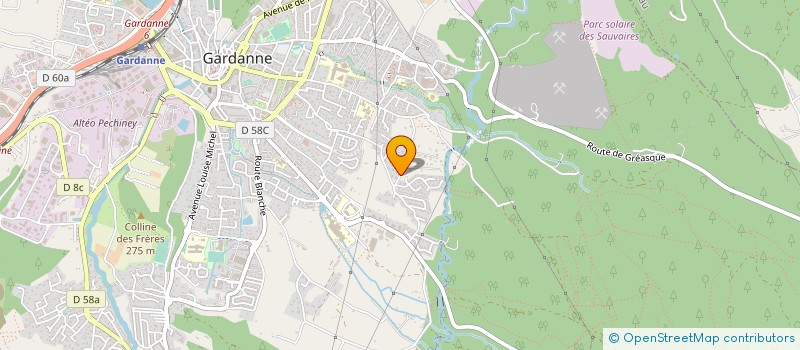 localisation de l'entreprise LOT LE VIRGINIA à GARDANNE