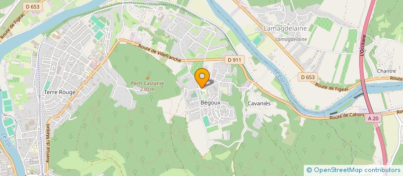 localisation de l'entreprise LOT'REGARD  CAHORS