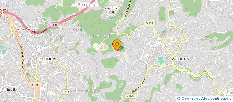 localisation de l'entreprise LOTAZUR  VALLAURIS