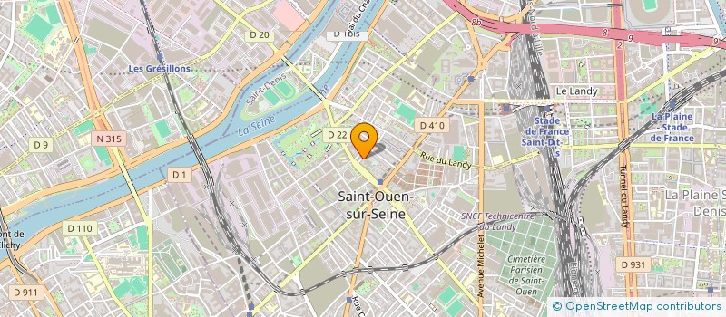localisation de l'entreprise LOTEBOU à SAINT-OUEN-SUR-SEINE