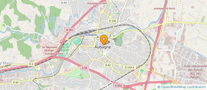 localisation de l'entreprise LOTFI à AUBAGNE