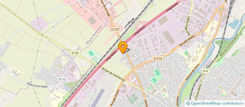 localisation de l'entreprise LOTH ERIC  POITIERS