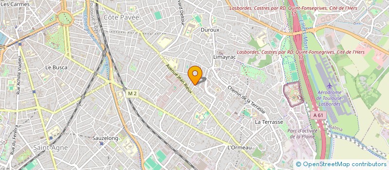 localisation de l'entreprise LOTHAIR à TOULOUSE