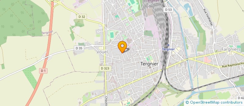 localisation de l'entreprise LOTHAN  TERGNIER