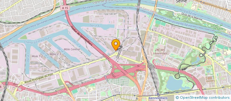 localisation de l'entreprise LOTHAR FINANCE  GENNEVILLIERS