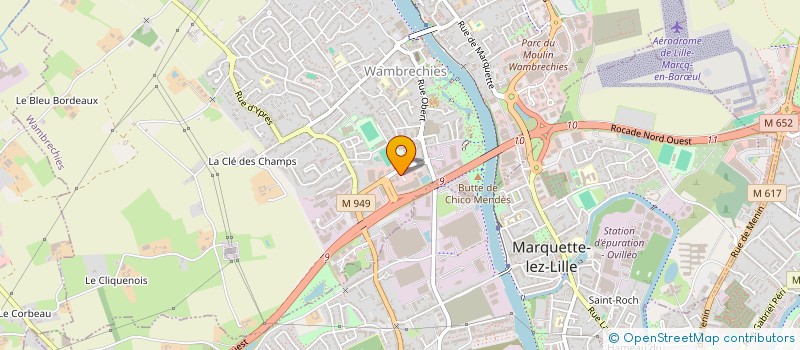 localisation de l'entreprise LOTHECIA à WAMBRECHIES