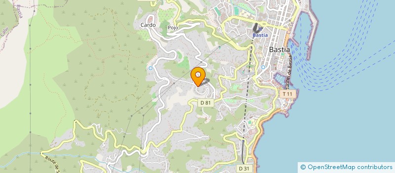 localisation de l'entreprise LOTHIS à BASTIA