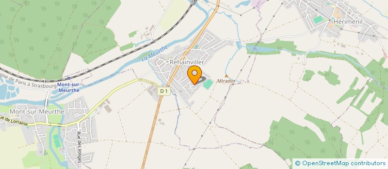 localisation de l'entreprise LOTHLORIEN  REHAINVILLER